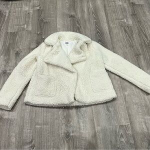 JACK by BB Dakota Cream Cozy Sherpa Jacket